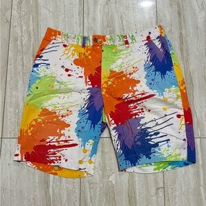 Loudmouth Multicolor Splash Men's Board Shorts